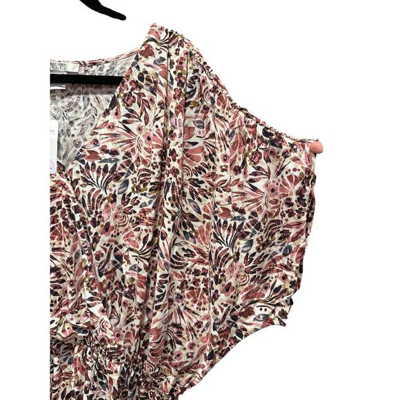 Lascana for Venus Women Blouson Floral Dolman Sleeve Blouse Size XL Multi NWT - Picture 5 of 10